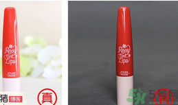 ETUDE愛(ài)麗小屋Rosy tint玫瑰花園口紅唇彩真假辨別圖