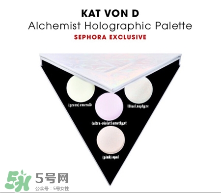 Kat Von D三角盤高光眼影試色 Kat Von D Alchemist Palette試色