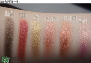 Hudabeauty玫瑰金眼影盤試色 Huda beauty眼影試色