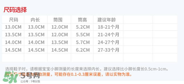 mikihouse涼鞋尺碼對(duì)照表 mikihouse涼鞋尺碼怎么選？