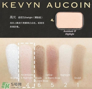 kevyn aucoin修容書色號(hào)_ka修容書試色圖