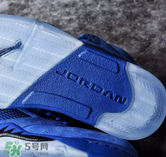 air jordan5麂皮皇家藍正品多少錢？喬丹5代藍麂皮專柜價格