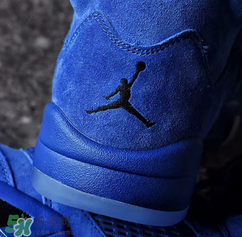 air jordan5麂皮皇家藍正品多少錢？喬丹5代藍麂皮專柜價格