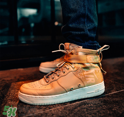 nike sf af1 mid空軍一號蘑菇色上腳效果怎么樣？