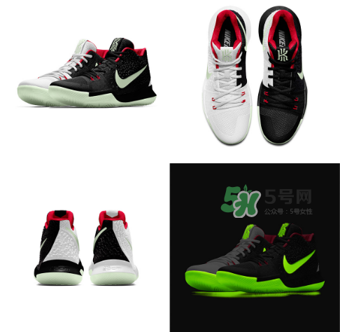 歐文同款黑白鴛鴦夜光kyrie 3怎么定制_在哪里買？