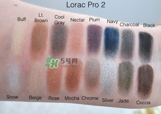 lorac pro1代2代哪個好?lorac pro1代2代試色對比