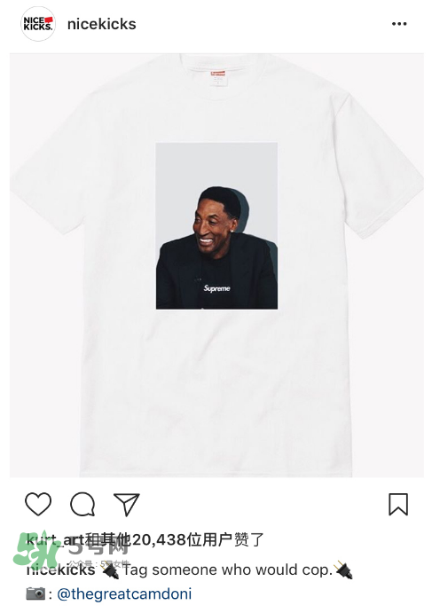 supreme皮蓬photo tee會(huì)發(fā)售嗎？supreme將推出皮蓬photo tee？