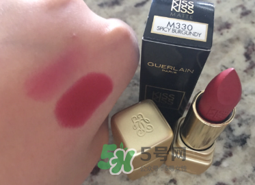 GUERLAIN嬌蘭kisskiss MATTE霧面唇膏試色_色號