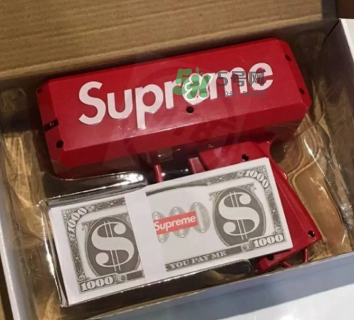 supreme噴錢槍多少錢？supreme鈔票槍價格