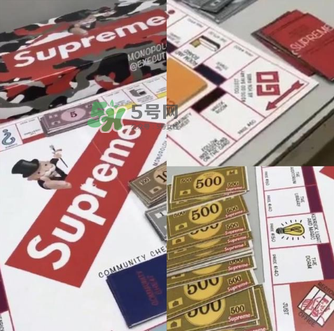 supreme版大富翁是什么樣的？大富翁和supreme聯(lián)名是真的嗎？