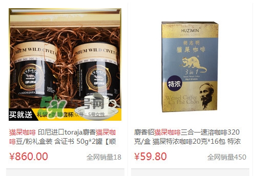 貓屎咖啡多少錢一杯？貓屎咖啡多少錢一斤