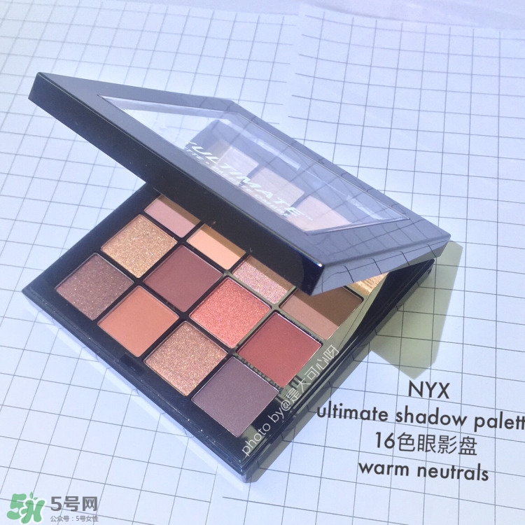 nyx16色眼影盤怎么樣_好用嗎