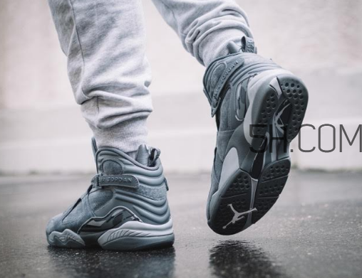 air jordan 8 retro cool grey上腳效果怎么樣？