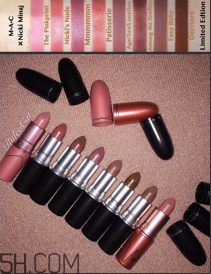 mac nicki minaj唇膏色系大全_mac nicki minaj唇膏哪個顏色好看