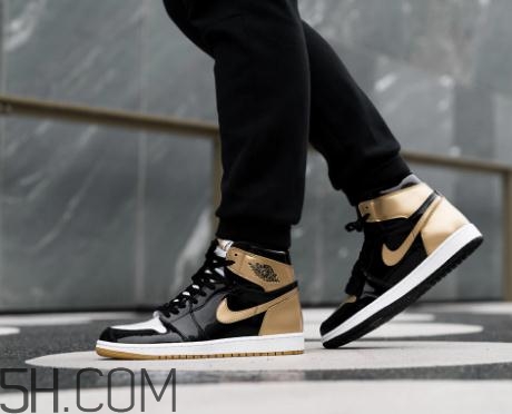 air jordan 1 top3黑金鴛鴦配色上腳效果好看嗎？