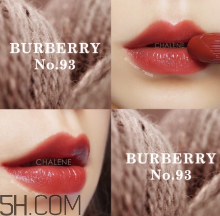 burberry93口紅試色 burberry巴寶莉93是什么顏色