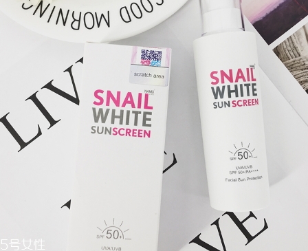 snailwhite防曬霜怎么樣？snailwhite防曬霜使用方法