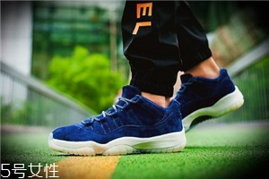 aj 11 low re2pect藍(lán)麂皮開箱測評_上腳效果