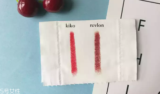 kiko和revlon口紅哪個(gè)好 kiko和revlon口紅對(duì)比測(cè)試