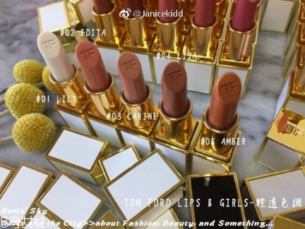 tom ford白管口紅禮盒價(jià)格多少錢 tf限量版50支口紅套裝試色