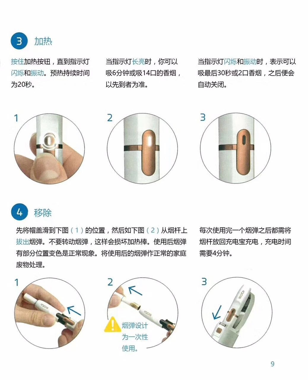 iqos電子煙中文說明書 看完就會用了