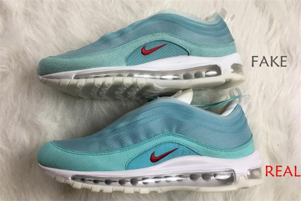 耐克air max 97萬(wàn)花筒真假對(duì)比 am97萬(wàn)花筒真假鑒定