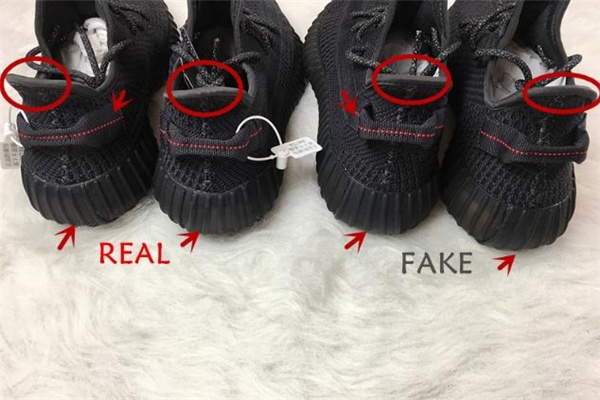 yeezy350黑天使真假對(duì)比 椰子黑天使怎么看真假