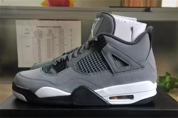 aj4 cool grey開箱測(cè)評(píng) aj4酷灰復(fù)刻開箱實(shí)物圖